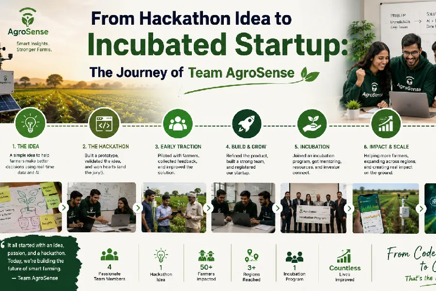 From Hackathon Idea to Incubated Startup: The Journey of Team AgroSense